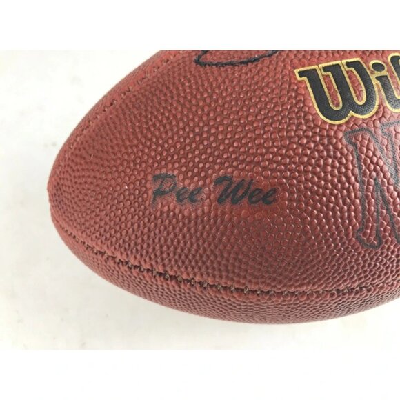 Wilson NFL Pee-Wee Football #F1655 Tackified Composite‎ Leather Brown Black - Picture 8 of 9
